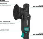 2dekans | VONROC PRO Excentrische Polijstmachine 20V - Ø, Ophalen of Verzenden, Zo goed als nieuw