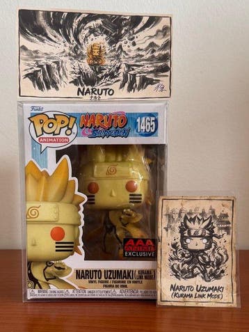 Funko - Funko Pop - Naruto Uzumaki (Kurama Link Mode) #1465