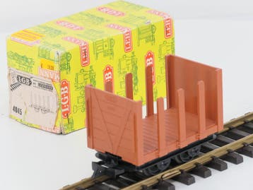LGB 4045 B Veldspoor rongenwagen. (Goederenwagons Standaard), Gebruikt, Overige typen, Ophalen of Verzenden, LGB