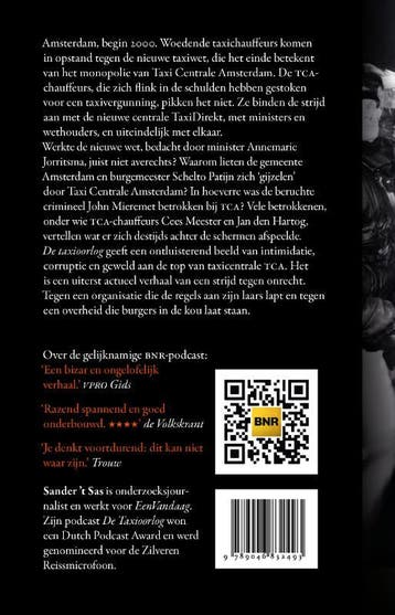 De taxioorlog 9789046832493 Sander t Sas, Verzenden, Zo goed als nieuw, Sander 't Sas