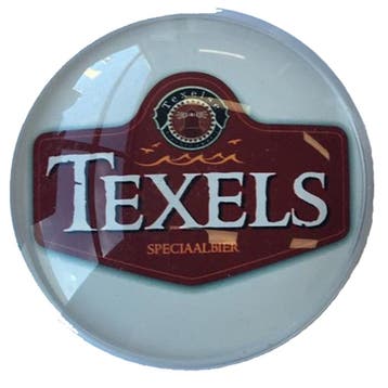 Occasion - Ronde taplens Texels speciaalbier bol 69 mmø, Zakelijke goederen, Ophalen of Verzenden