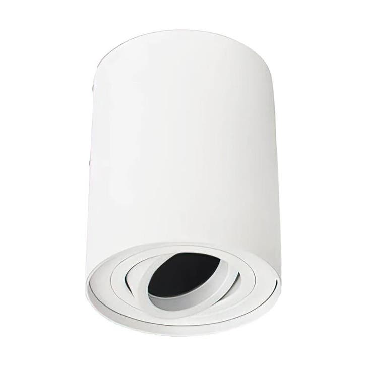 Moderne opbouwspot wit, Onno, Huis en Inrichting, Lampen | Plafondlampen, Nieuw, Metaal, Ophalen of Verzenden