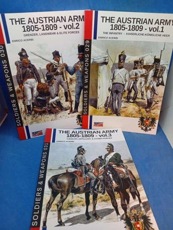 - - The Austrian Army 1805–1809 Volume 1-3 komplett - 2018