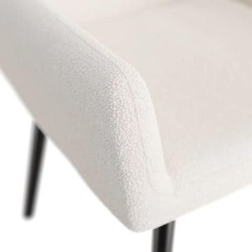 Oorfauteuil / Relaxfauteuil Odense - Beige - Bouclé Stof, Huis en Inrichting, Fauteuils, Verzenden, Nieuw