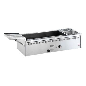 GGM Gastro | UBERT | Visbakfriteuse - 23.75 kW - 1 plank & 2, Witgoed en Apparatuur, Frituurpannen, Verzenden, Nieuw