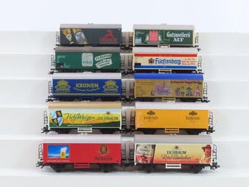 Märklin H0 - o.a. 4415 - Modeltrein goederenwagon (10) - 10x, Nieuw