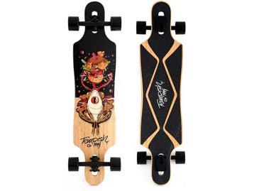 Tempish FROGMAN - Drop-Through Longboard - 38 inch - Stabiel, Kinderen en Baby's, Speelgoed | Overig, Verzenden, Zo goed als nieuw