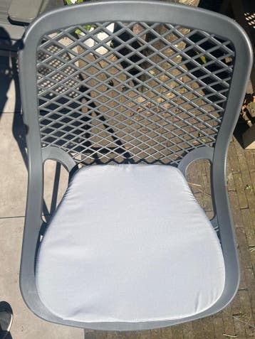 Barkruk  Kussen  Air  Lichtgrijs  Siesta, Verzenden, Nieuw