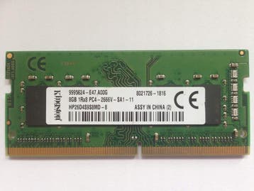 Kingston HP26D4S9S8MD-8 – 8GB DDR4 SODIMM – 260-pin – 2666, Computers en Software, Ophalen of Verzenden, Nieuw