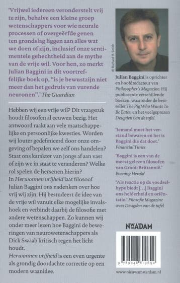 Herwonnen vrijheid 9789046819692 Julian Baggini, Verzenden, Gelezen, Julian Baggini
