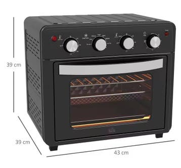 Tafel Oven 30L Heteluchtoven 7 Functies Timer 1600W, Witgoed en Apparatuur, Ovens, Verzenden, Nieuw