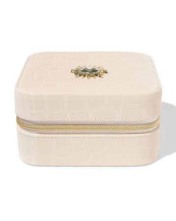 HEMA Sassy me sieradendoos 10x10x5.5cm kunstleer, Verzenden, Nieuw