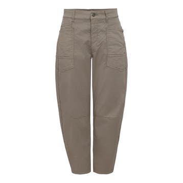 MAC • Baggy 2.3 barrel broek groen • 36, Kleding | Dames, Verzenden, MAC, Nieuw, Maat 36 (S)