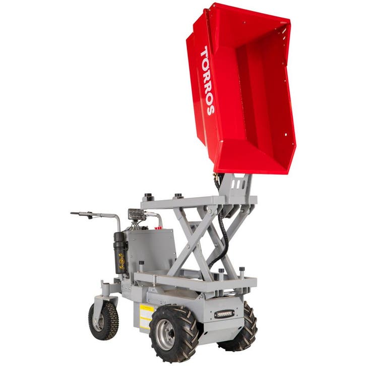 Elektrische schaardumper 500kg 186 l hydraulisch kippen, bat, Zakelijke goederen, Agrarisch | Werktuigen, Ophalen of Verzenden