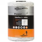 Gallagher Vidoflex 3 Wit 200m, Ophalen of Verzenden, Nieuw