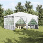 vidaXL Partytent Wit 400 x 400 x 266 cm Polyetheen, Tuin en Terras, Partytenten, Verzenden, Nieuw, Partytent