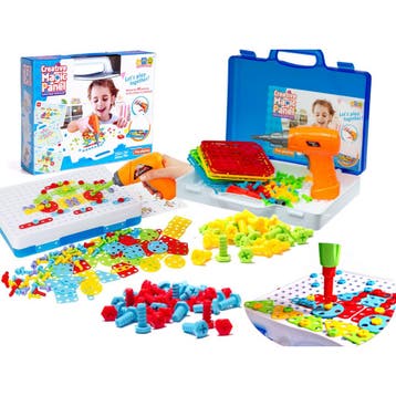 Educatieve Bouwset Kinderen met Boormachine – 151-delig –, Kinderen en Baby's, Speelgoed | Educatief en Creatief, Ophalen of Verzenden
