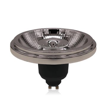 LED AR111 SPOT | GU10 | 12W | DIMBAAR | 24° | ZWART, Nieuw