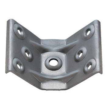 Tafelpoot verbinder 70mm tafelhoekplaat voor demonteerbare, Ophalen of Verzenden, Nieuw, Metaal