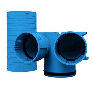 Vent-Axia Uniflexplus+ ventielcollector voor 2x Ø90mm, Verzenden, Nieuw