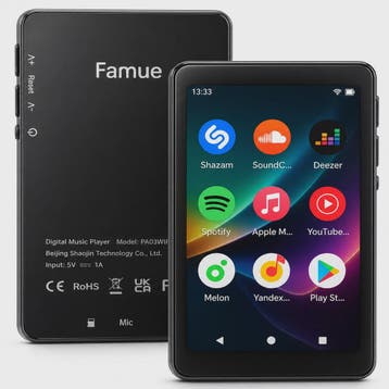 Famue PA03 Android MP3/MP4 Speler - 48GB, WiFi, Lossless Aud, Verzenden, Nieuw
