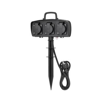 Tuin contactdoos - 230V - 3 voudig - Penaarde, Ophalen of Verzenden, Nieuw