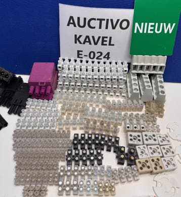 Online veiling: Gemengde elektrische aansluitmaterialen, Nieuw
