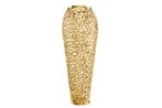 Filigraan design XXL vaas ABSTRACT BLAD 90cm goud, Ophalen of Verzenden, Nieuw