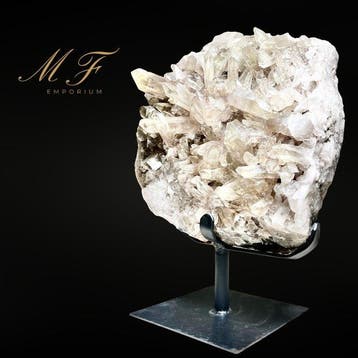 23Kg - gerookt kwarts premium XXL Kristal op matrix -