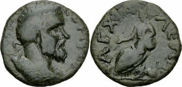 Diassarion 193-211 Septimius Severus Anchialos Thrakien B..., Verzenden