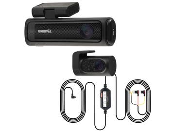 NORDVÄL DC202-2CH - Dashcam - 4K Dual - 64GB + PMPC03, Verzenden, Zo goed als nieuw