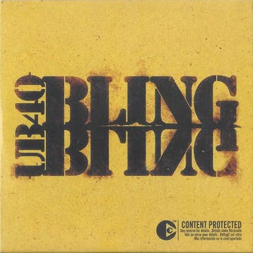 cd single card - UB40 - Bling Bling, Verzenden, Zo goed als nieuw, Overige genres