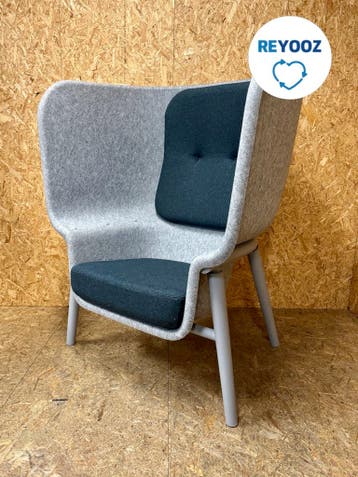 De Vorm - POD - belstoel - akoestische stoel - lichtgrij..., Nieuw in verpakking