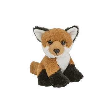 Pluche vos puppy knuffel - pluche - 12 cm - bosdier, Verzenden, Nieuw