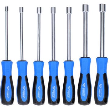 Brilliant Tools Dopsleutel Schroevendraaier Set 7-Delig, Auto diversen, Autogereedschap, Verzenden, Nieuw