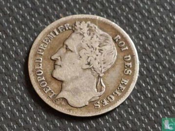 België ¼ franc 1834 (zonder BRAEMT F.), Postzegels en Munten, Munten | België, Verzenden, Losse munt, Goud