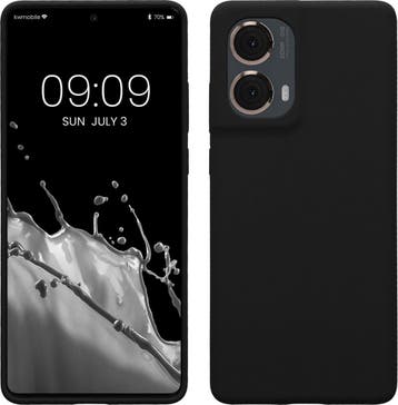 Silicone Case - Motorola Moto G85 - Zwart (Hoesjes), Verzenden, Nieuw