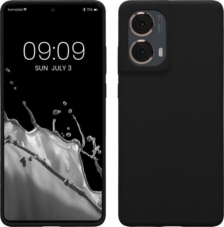 Silicone Case - Motorola Moto G85 - Zwart (Hoesjes), Telecommunicatie, Mobiele telefoons | Hoesjes en Frontjes | Overige merken