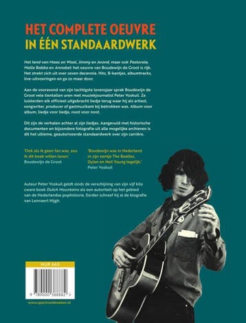 Boudewijn de Groot oeuvreboek 9789000388882 Peter Voskuil, Boeken, Verzenden, Gelezen, Peter Voskuil