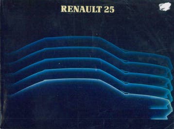 1987 Renault 25 Instructieboekje Nederlandstalig, Verzenden