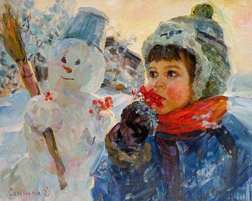 Elena Salnikova (1970) - Le Goût de lHiver - Lenfant et le