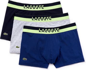 Lacoste Heren 3-pack Trunk - XS - Multi, Verzenden