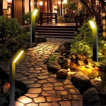 Set van 4 Solar Tuinlampen – LED Buitenlampen IP65, 3 Stande, Verzenden, Nieuw