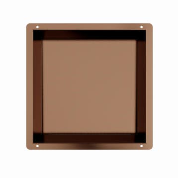 Copper RVS Inbouwnis met tegelflens 30x30x10cm, Doe-het-zelf en Verbouw, Verzenden, Nieuw