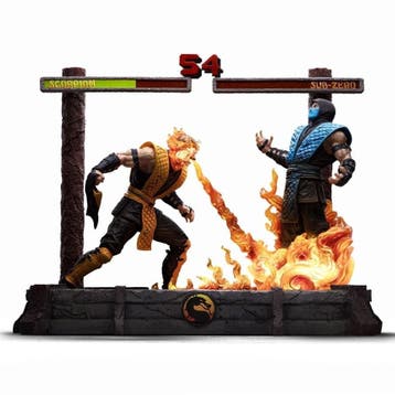 Mortal Kombat Deluxe Art Scale Statue 1/10 Scorpion Fatal..., Ophalen of Verzenden, Nieuw
