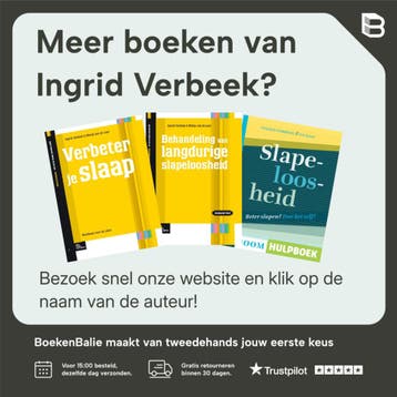 Verbeter je slaap / Protocollen voor de GGZ - Ingrid Verbeek, Boeken, Verzenden, Zo goed als nieuw, Ingrid Verbeek