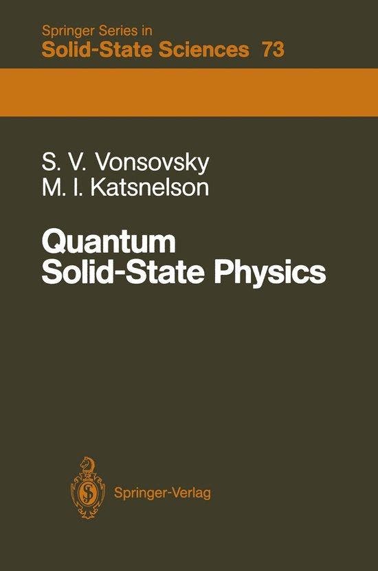 9783642501661 Quantum Solid-State Physics, Boeken, Studieboeken en Cursussen, Nieuw, Verzenden