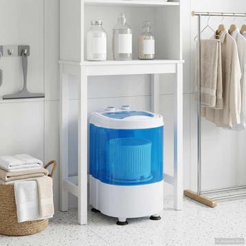 vidaXL Mini wasmachine met enkele trommel 2,6 kg, Verzenden, Nieuw