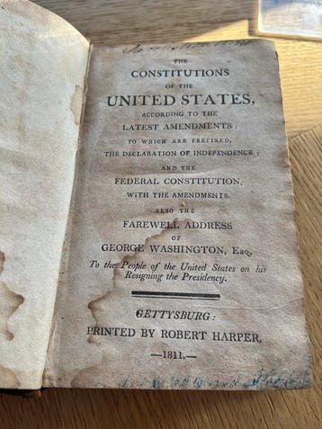 Robert Harper - The Constitutions of the United States -, Antiek en Kunst