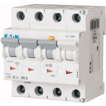 Eaton aardlekautomaat 3P+N B16 300mA mRB6-16/3N/B/03-A, Ophalen of Verzenden, Nieuw